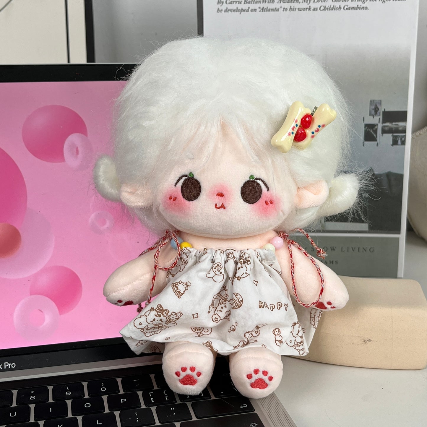 Aurora-Soft FluffyDoll, a cute and comfortable doll, handcrafted and very fun to DIY