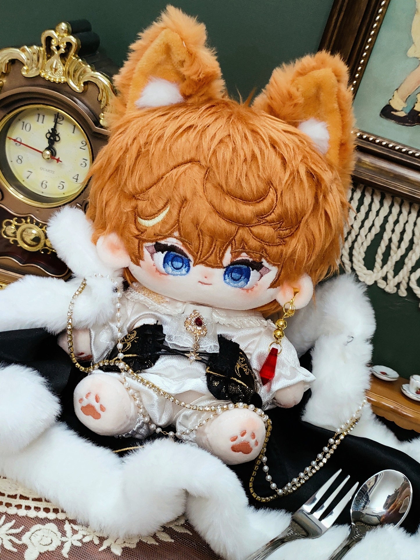 Genshin Impact Tartaglia Style Original Fluffy Doll